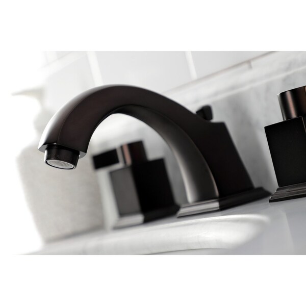 FSC4685NQL Widespread Bathroom Faucet With Retail Pop-Up, Oil Rubbed Bronze